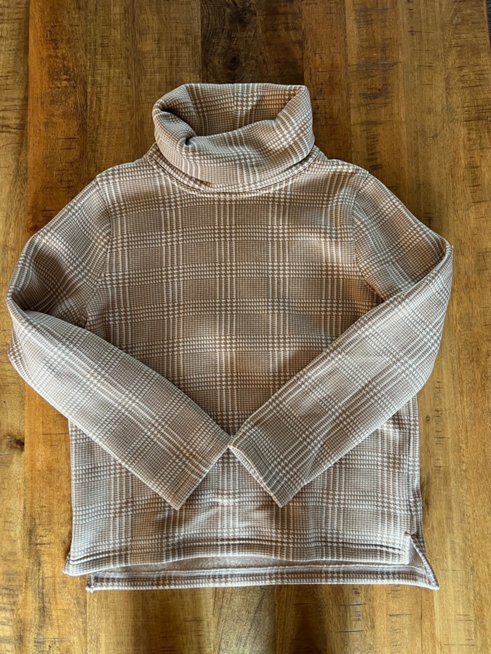 J. Crew Beige Turtleneck Sweatshirt